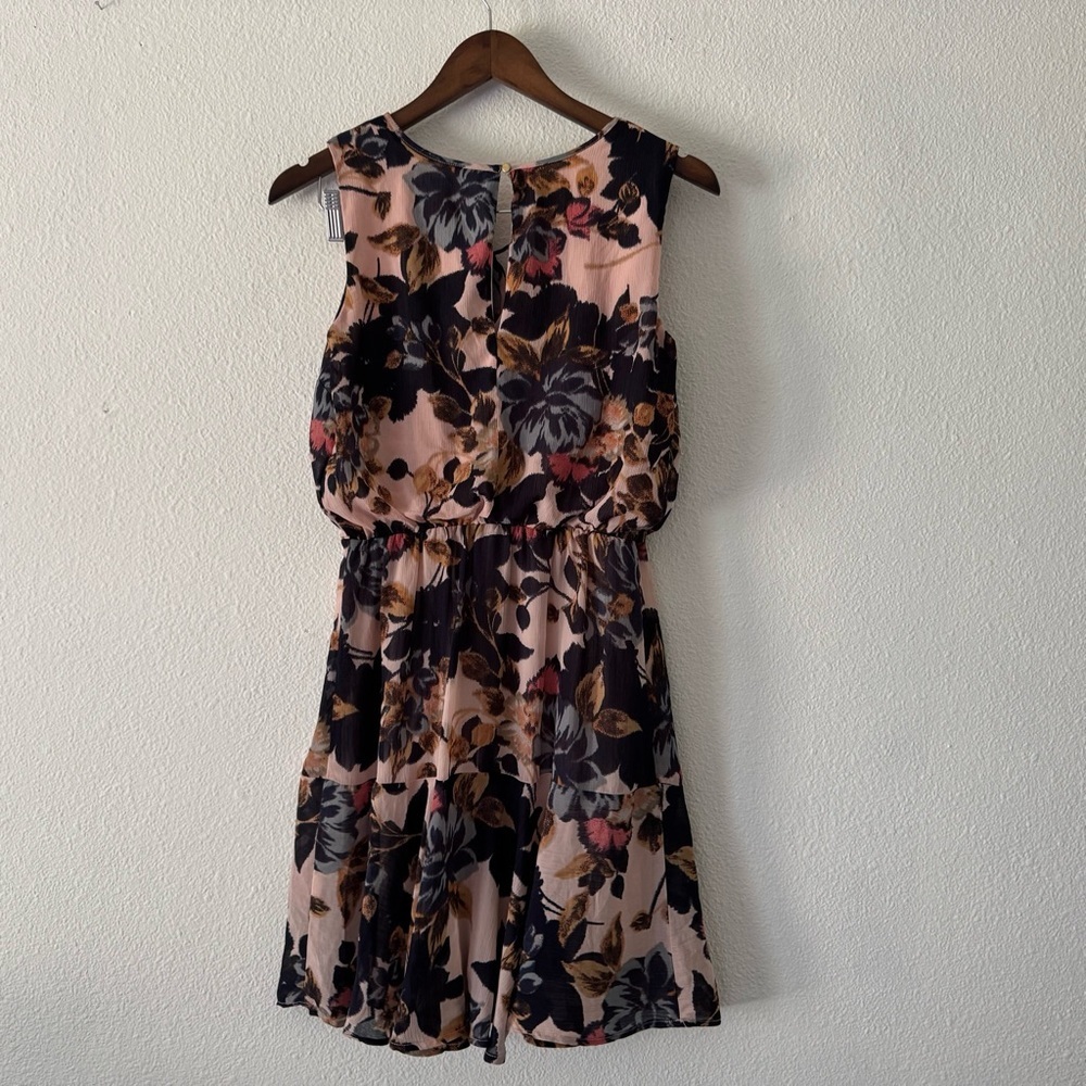 Maurices Vibrant Floral Tie Front Sundress Small Ruffled Boho Playful Breezy - Picture 15 of 16